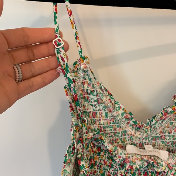 Floral mini dress - Picture 3 of 4